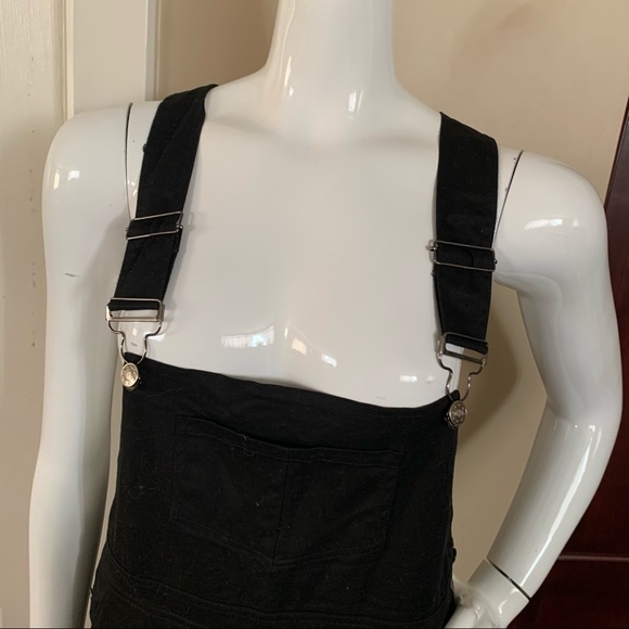 NX3 Black Cotton Overalls - Picture 3 of 5